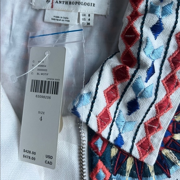 ANTHROPOLOGIE Frontier Embroidered Jacket - Picture 9 of 9
